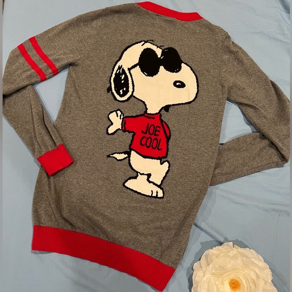 Peanuts Sweaters Peanuts Cardigan Poshmark